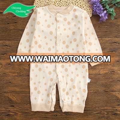 Best Sell Baby Jumpsuit Long Sleeve Organic Cotton Baby Romper Boys