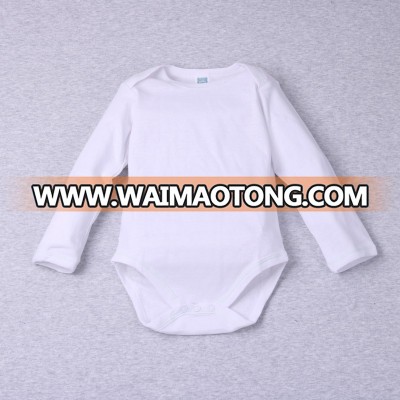 CYFOREVER high quality infant kids hot sale long sleeve baby romper plain