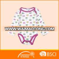 BSCI OEKO factory made custom newborn infant body suit baby clothes